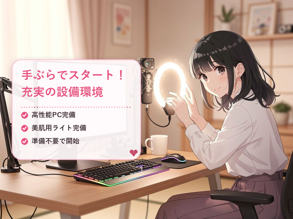 手ぶらでOK！完備された充実の設備とアメニティ