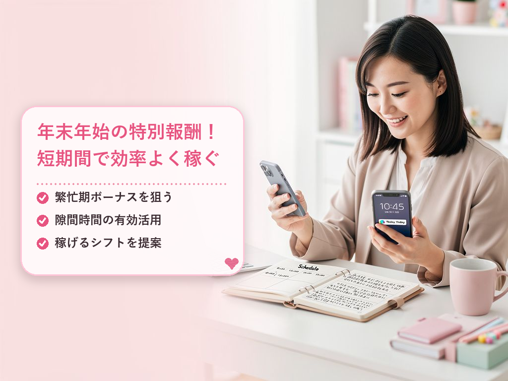 年末年始はチャンス!短期間で収入アップを目指す秘訣